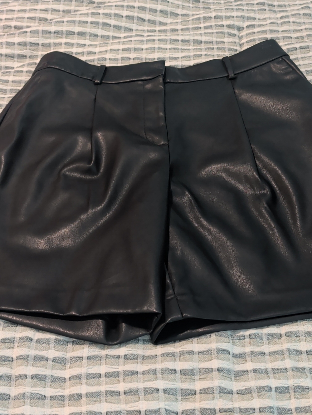 Net Loft Faux Leather Shorts
